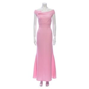 Roland Mouret Bateau neckline long evening gown